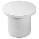 Paz Outdoor End Table, Plaster Molded by Amber Lewis x Four Hands