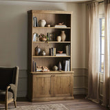 Dumont Bookcase, Worn Oak by Amber Lewis x Four Hands