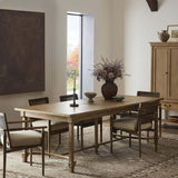 Edison Dining Table, Worn Oak by Amber Lewis x Four Hands