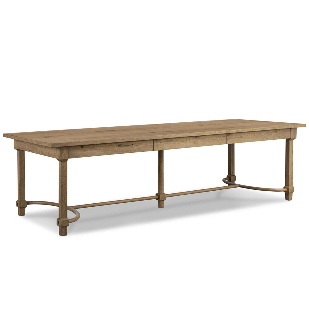 Edison Dining Table, Worn Oak by Amber Lewis x Four Hands