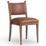 Bella Leather Dining Chair, Dulane Mahogany, Set of 2 by Amber Lewis x Four Hands