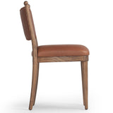 Bella Leather Dining Chair, Dulane Mahogany, Set of 2 by Amber Lewis x Four Hands