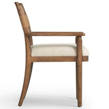 Tova Dining Armchair, Bergamo Parchment by Amber Lewis x Four Hands