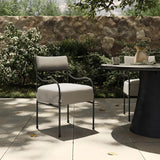 Nevin Outdoor Dining Chair, Alessi Linen, Set of 2 by Amber Lewis x Four Hands