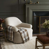 Arden Swivel Chair, Bergamo Parchment by Amber Lewis x Four Hands