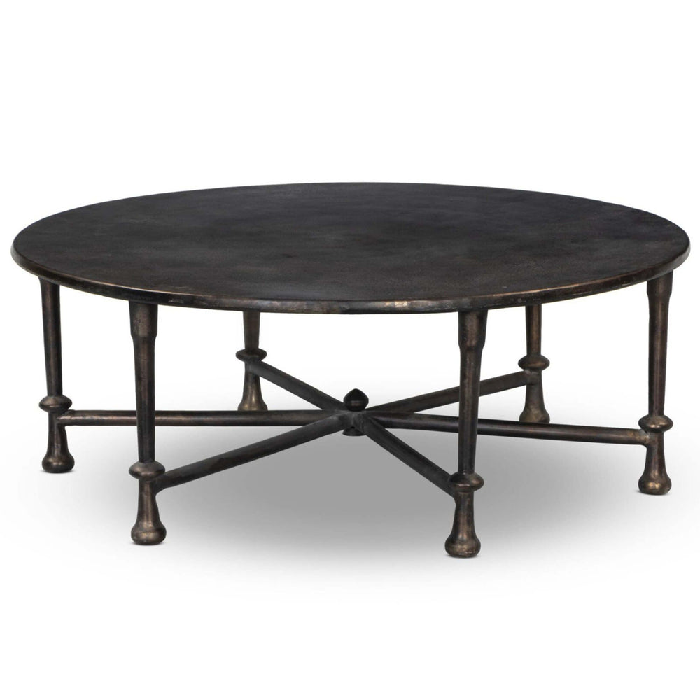 Leblanc Outdoor Coffee Table, Distressed Bronze by Amber Lewis x Four Hands