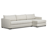 Wickham 2 Piece Right Chaise Sleeper Sectional, Alameda Snow