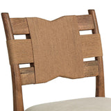 Tova Dining Chair, Bergamo Parchment/Light Buff, Set of 2 by Amber Lewis x Four Hands