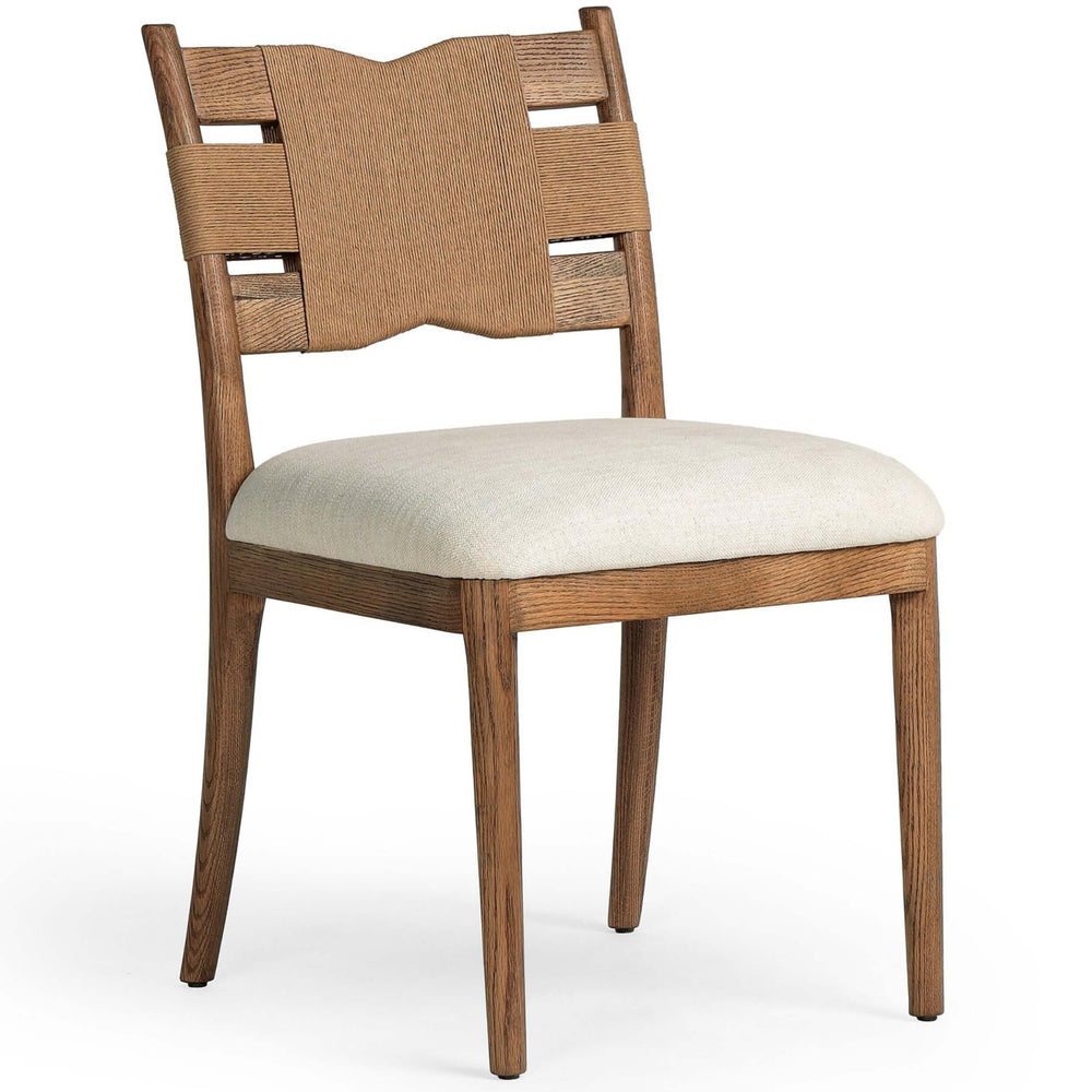 Tova Dining Chair, Bergamo Parchment/Light Buff, Set of 2 by Amber Lewis x Four Hands