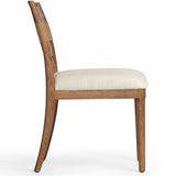 Tova Dining Chair, Bergamo Parchment/Light Buff, Set of 2 by Amber Lewis x Four Hands