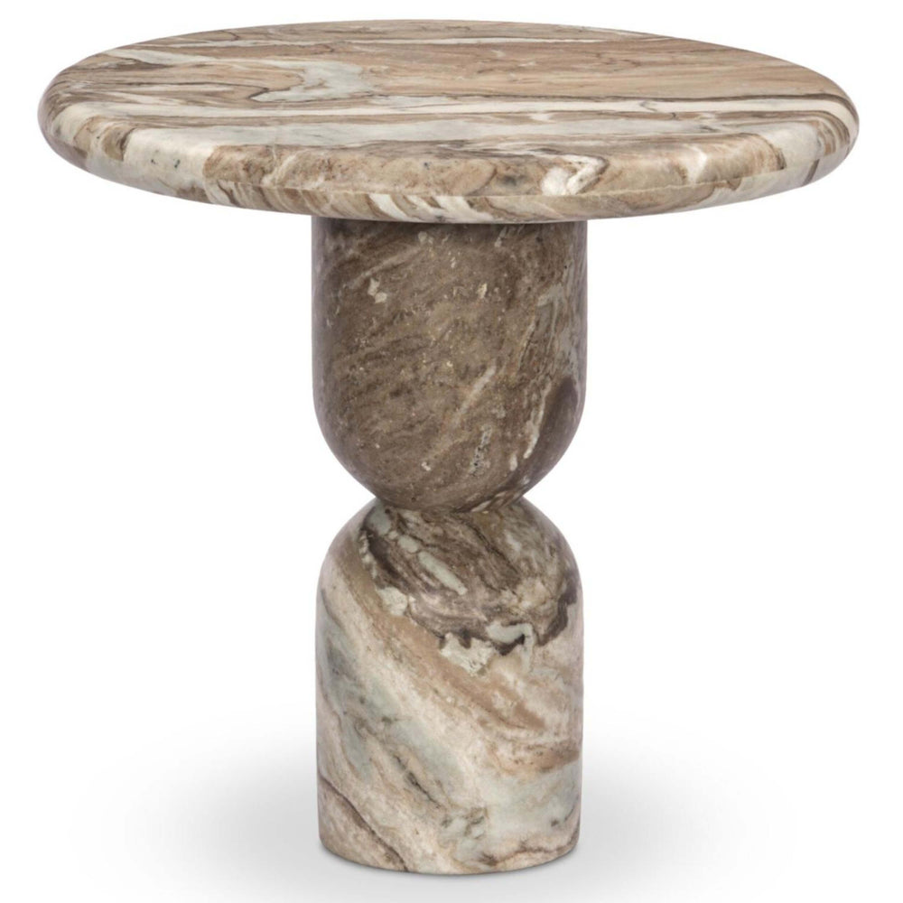 Figueroa End Table, Sawar Marble by Amber Lewis x Four Hands