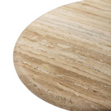 Figueroa End Table, Light Beige Travertine by Amber Lewis x Four Hands