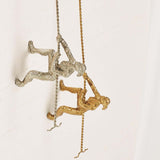 Climbing Woman, Gold Leaf