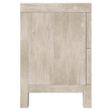 Prado Coffered Nightstand, Wide-Furniture - Bedroom-High Fashion Home