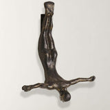 Wall Diver-Female, Bronze