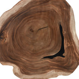 Celine Live Edge Coffee Table, Natural-High Fashion Home