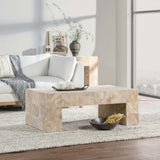 Anders Coffee Table, Cream Wash