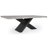 Durant 84" Dining Table, Carbon Black-Furniture - Dining-High Fashion Home