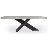 Durant 84" Dining Table, Carbon Black-Furniture - Dining-High Fashion Home