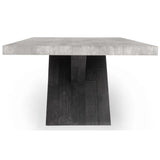 Durant 84" Dining Table, Carbon Black-Furniture - Dining-High Fashion Home