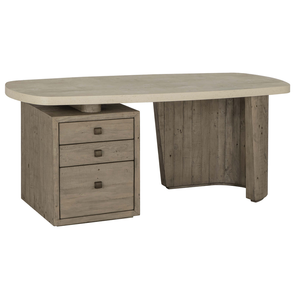 Angus Desk, Distressed Gray