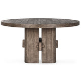 Rosemount Reclaimed Round Dining Table, Aged Brown-High Fashion Home