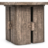 Rosemount Reclaimed Round Dining Table, Aged Brown-High Fashion Home