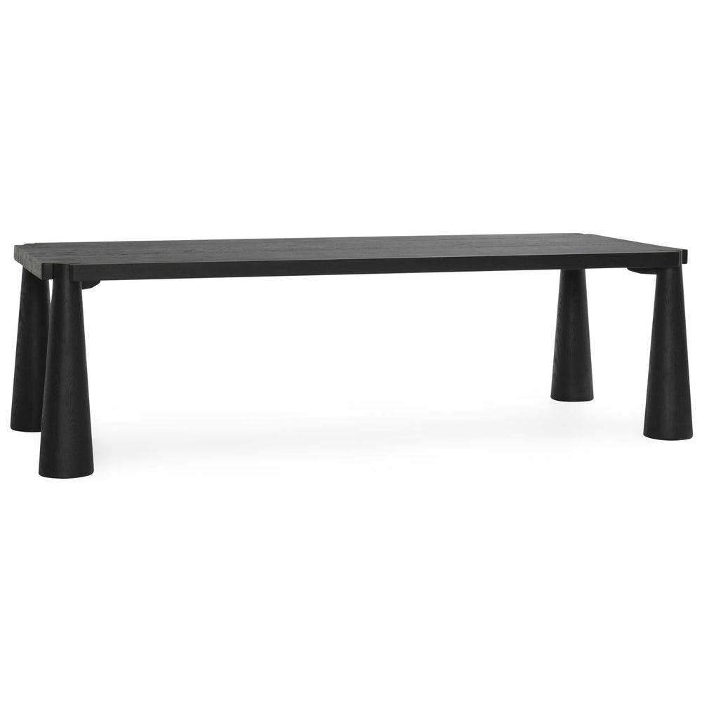 Atrop Rectangular Dining Table, Ink Black-Furniture - Dining-High Fashion Home