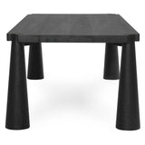 Atrop Rectangular Dining Table, Ink Black-Furniture - Dining-High Fashion Home