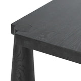 Atrop Rectangular Dining Table, Ink Black-Furniture - Dining-High Fashion Home