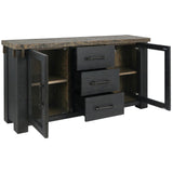 Duncan Buffet, Carbon-Furniture - Storage-High Fashion Home