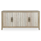 Alpine 4 Door Cabinet, Natural