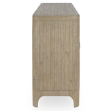 Alpine 4 Door Cabinet, Natural