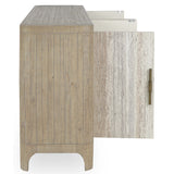 Alpine 4 Door Cabinet, Natural