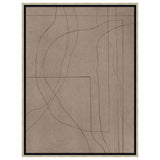 Movement in Taupe I Framed-Accessories Artwork-High Fashion Home