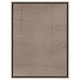 Movement in Taupe II Framed-Accessories Artwork-High Fashion Home