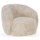 Adley Swivel Chair, Sand-High Fashion Home