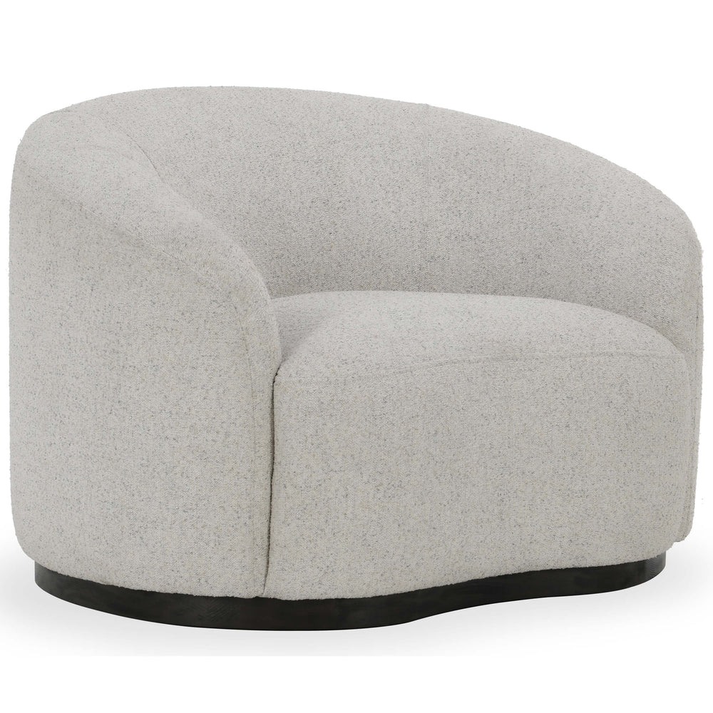 Beverly Swivel Chair, Ivory