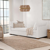 Audrey Upholstered Daybed, White