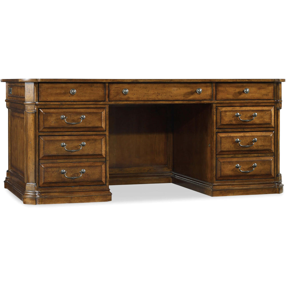 Tynecastle Executive Desk, Chestnut