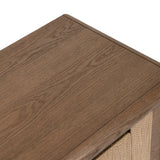 Corda Nightstand, Brown/Natural