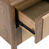 Corda Nightstand, Brown/Natural