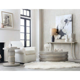 Guilded Cocktail Table, Gray-Furniture - Accent Tables-High Fashion Home