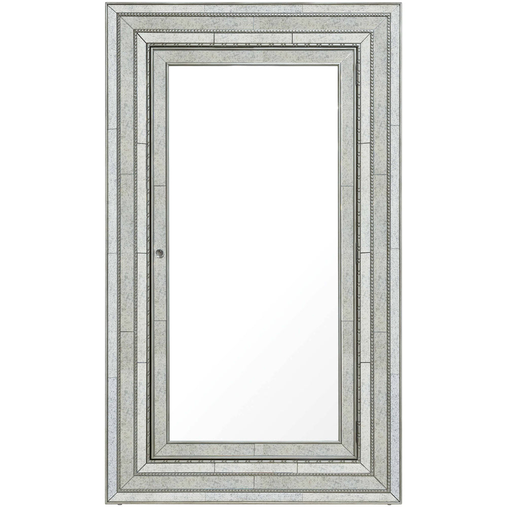 Glamour Floor Mirror w/Jewelry Armoire Storage