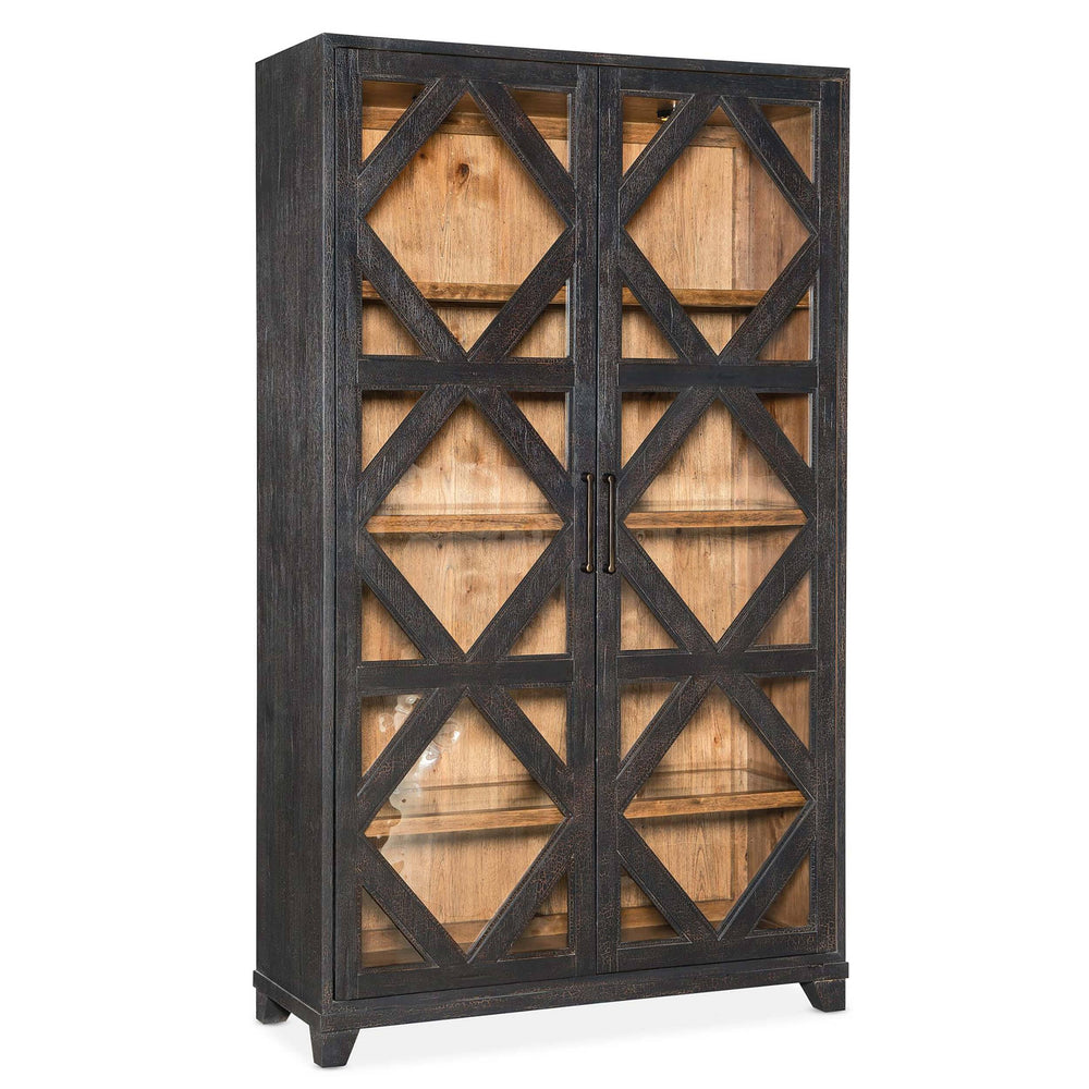 Big Sky Display Cabinet, Charred Timber-Furniture - Storage-High Fashion Home