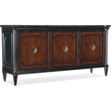 Charleston Entertainment Console, Black Cherry-Furniture - Storage-High Fashion Home