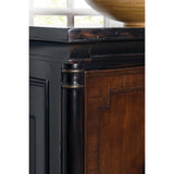 Charleston Entertainment Console, Black Cherry-Furniture - Storage-High Fashion Home