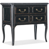 Charleston 2 Drawer Nightstand, Black Cherry-Furniture - Bedroom-High Fashion Home