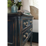 Charleston 2 Drawer Nightstand, Black Cherry-Furniture - Bedroom-High Fashion Home