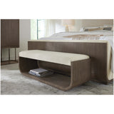 Modern Mood Bed Bench, Inverness Natural/Mink